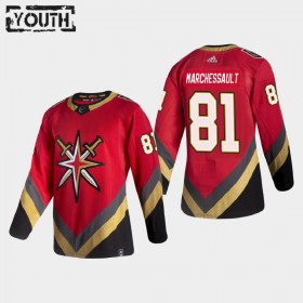 Vegas Golden Knights Jonathan Marchessault 81 2020-2021 Reverse Retro Trikot Authentic - Kinder